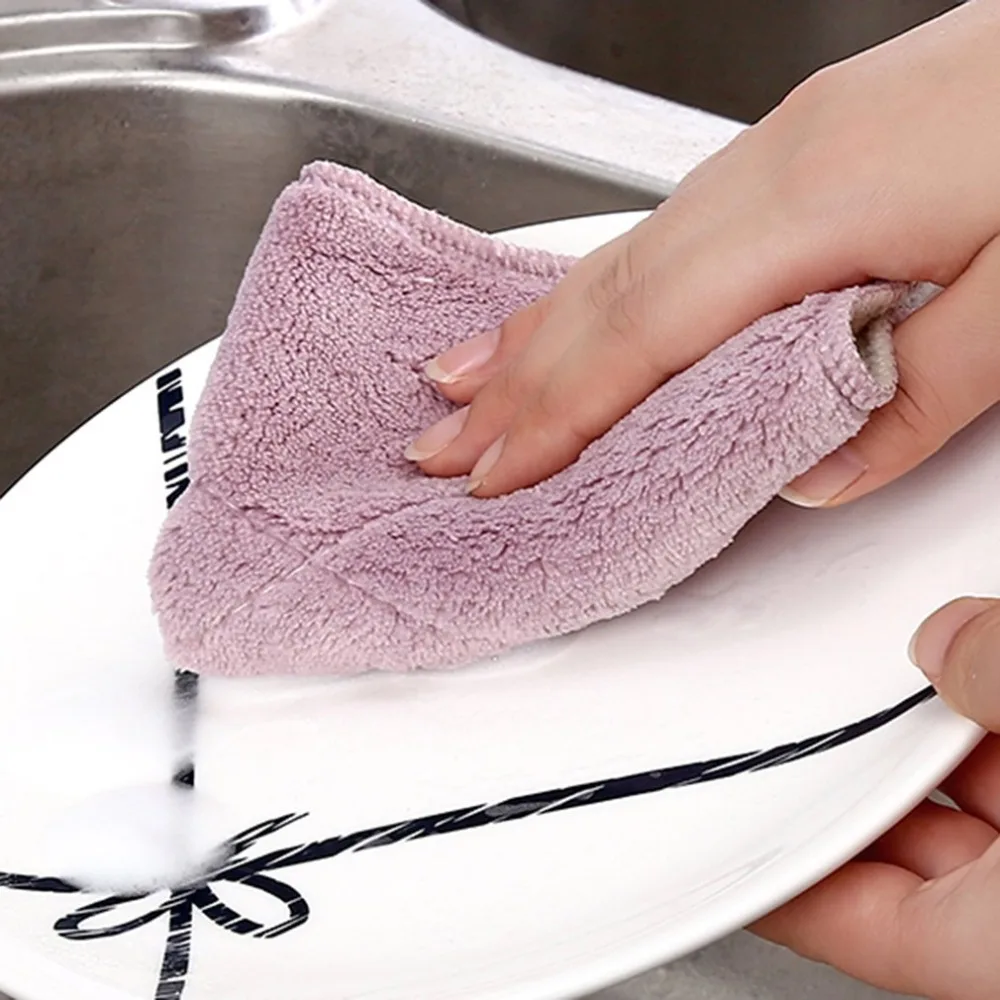 

Multifunctional Kitchen Cleaning Cloth Dish Bowl Wash Cloth Furniture Floor Table Wipe Rags