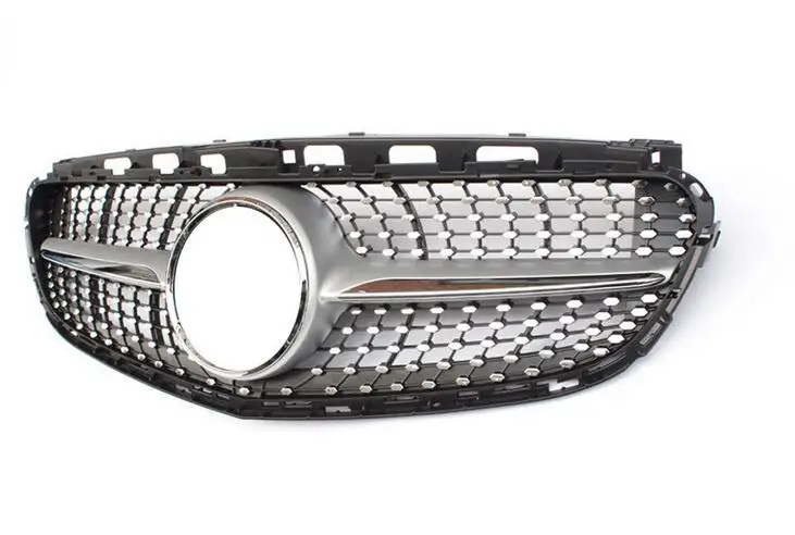 Diamond Style Front Grille Bumper Grill for 2014 2015 2016 Mercedes Benz E-Class W212 Facelift Avantgarde E63 AMG E250 E300 etc For 2014 2015 2016 E-Class Facelift Avantgarde W212 (Sedan & Estate)  Fit for E250, E300, E350, E500, E550 Sport / Avantgarde Models - Sedan / Wagon  Also Fit for 2014-2016 AMG Sport Package W212 Automobile Parts Accessories