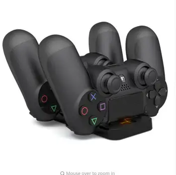 

Dual USB Charging Dock Station Stand for PS4 PlayStation 4 Game Controller Handle Charger Cradle Bracket for PS 4