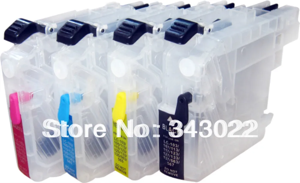 Refill Inkjet Cartridge Lc133/135/137 For Brother Dcpj4110dw,mfc