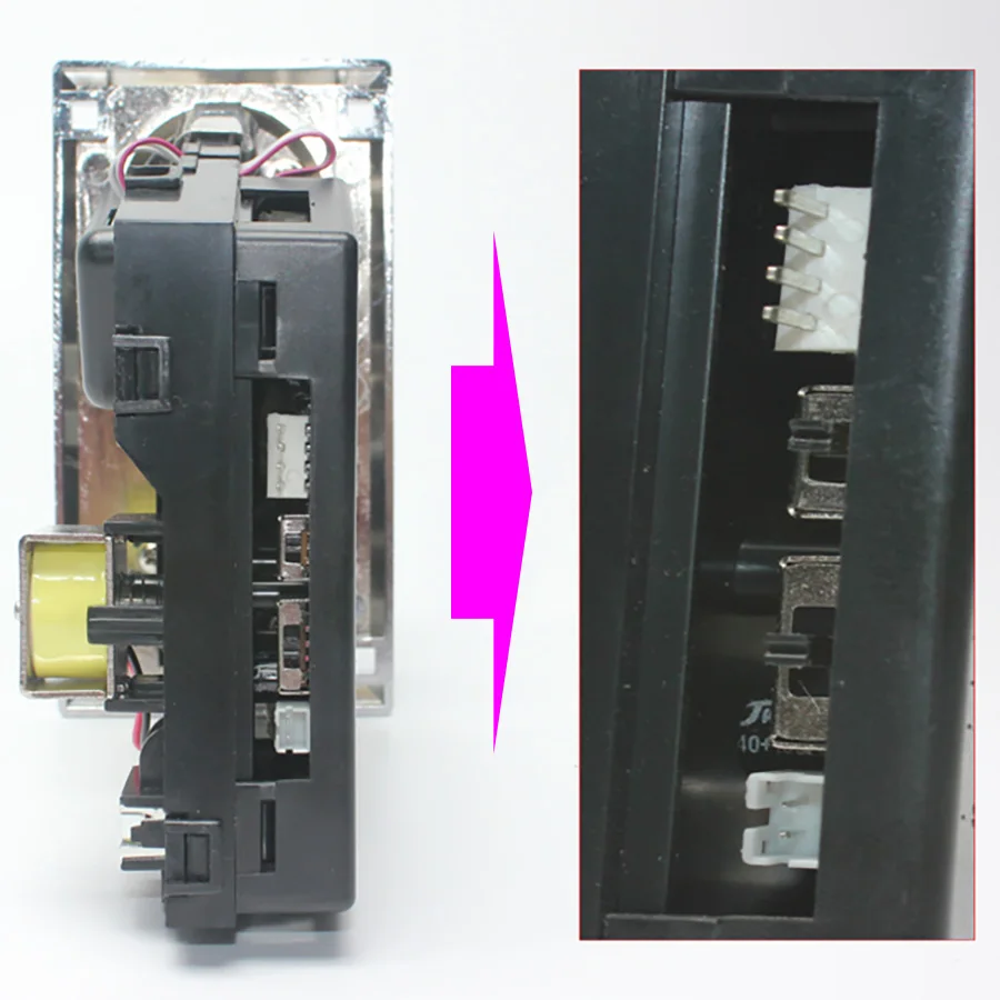 Multi Coin Acceptor arcade vending machine games coin pusher Electronic Roll Down Arcade Game coin arcade Cabinet Coin Acceptor