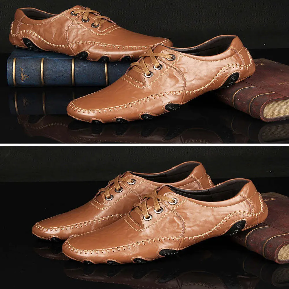 الرجال حذاء جولف الذكور المال للماء رئيس طبقة جلد البقر الدورية مسمار الأحذية الأربطة الأنشطة