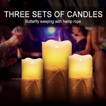 

New 3PCS LED Candle Light Tealight Battery Operated Remote Control For Home Bars Birthday Candle