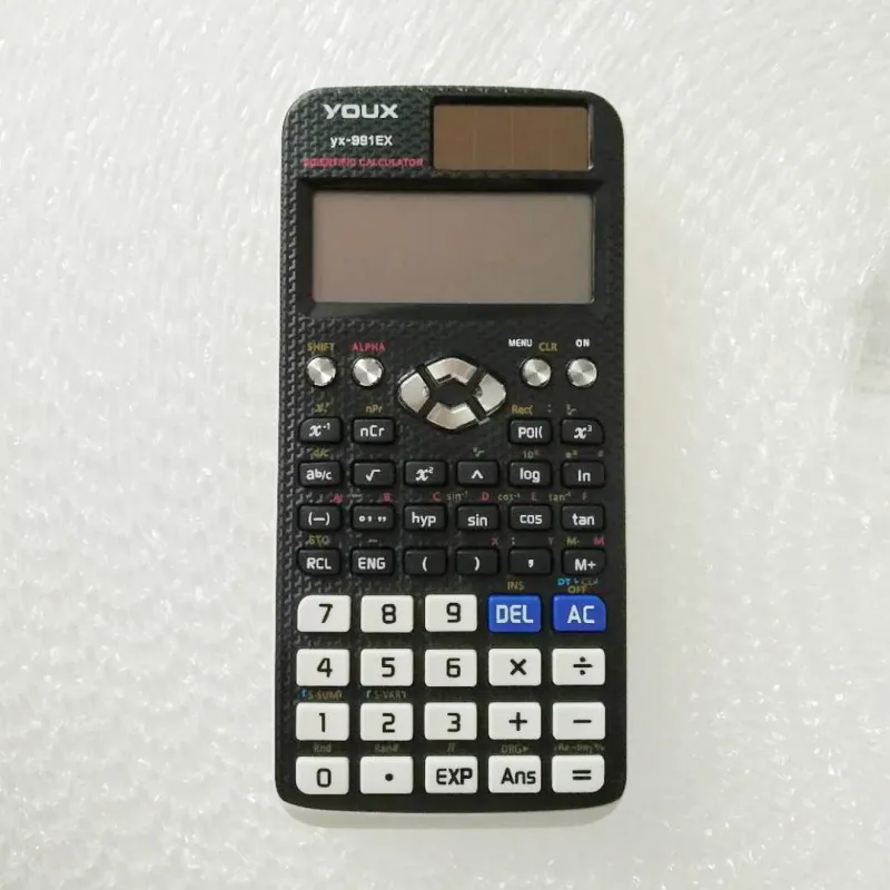 991EX السلطة المزدوجة آلة حاسبة علمية 12 أرقام ABS عرض Calculadora Cientifica طالب احتساب حساب التفاضل والتكامل هدية دروبشيب