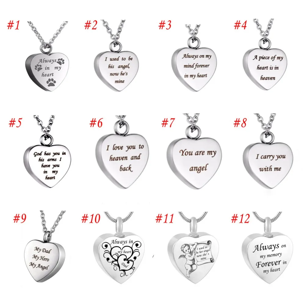 Colgante corazón con foto grabado de acero inoxidable como gran idea de regalo