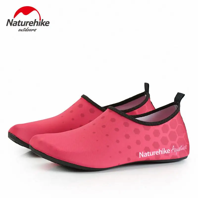 Naturehike водонепроницаемая обувь; Мужская и Женская пляжная обувь; унисекс; быстросохнущая обувь для плавания; нескользящая водонепроницаемая обувь; NH18S001-X - Цвет: Ordinary-Pink
