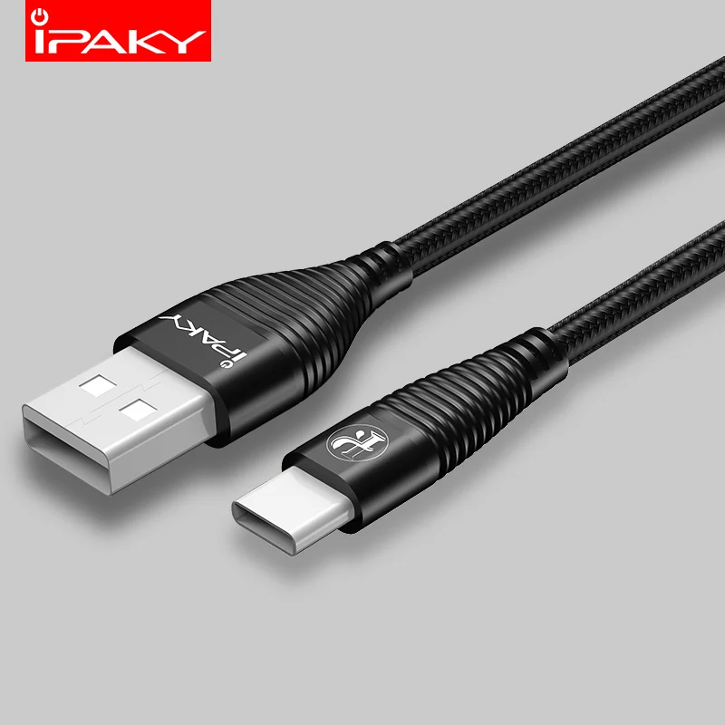 IPAKY USB Type C кабель для xiaomi redmi k20 pro мобильного телефона Быстрая зарядка устройств
