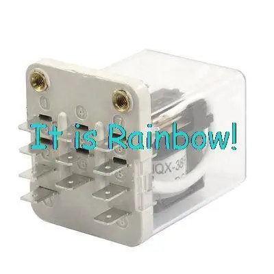 

Free Shipping JQX-38F DC 24V Coil 3PDT Electromagnetic Power Relay 11 Pin