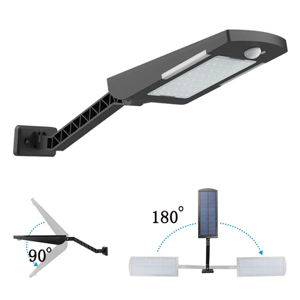 

Patio Motion Sensor Street Light Solar Power Wall Waterproof 48 LED Garden Path Security Yard Super Bright Outdoor Energy Saving