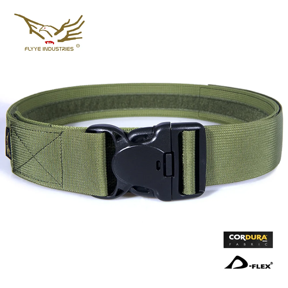 Duty Belt With Security Buckle Adjustable Wargame Molle Airsoft Military Army Nylon Belt BT B001