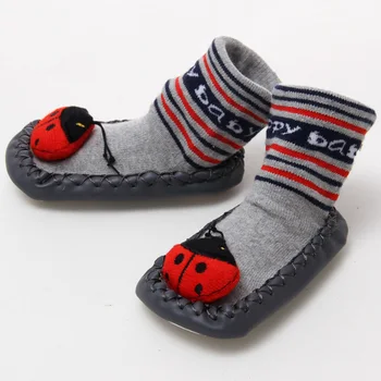 

attipas baby shoes Lot Baby Socks Newborn Winter Warm Baby Socks Anti Slip Animal Cartoon Shoes Slippers Boots Spring Autumn