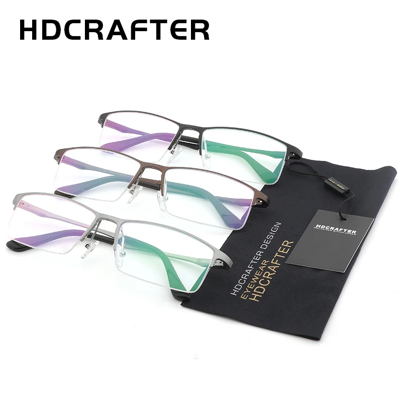 HDCRAFTER'S мужские Оптические Оправы, оправы для очков, коммерческие очки, модные очки, оправы для очков по рецепту