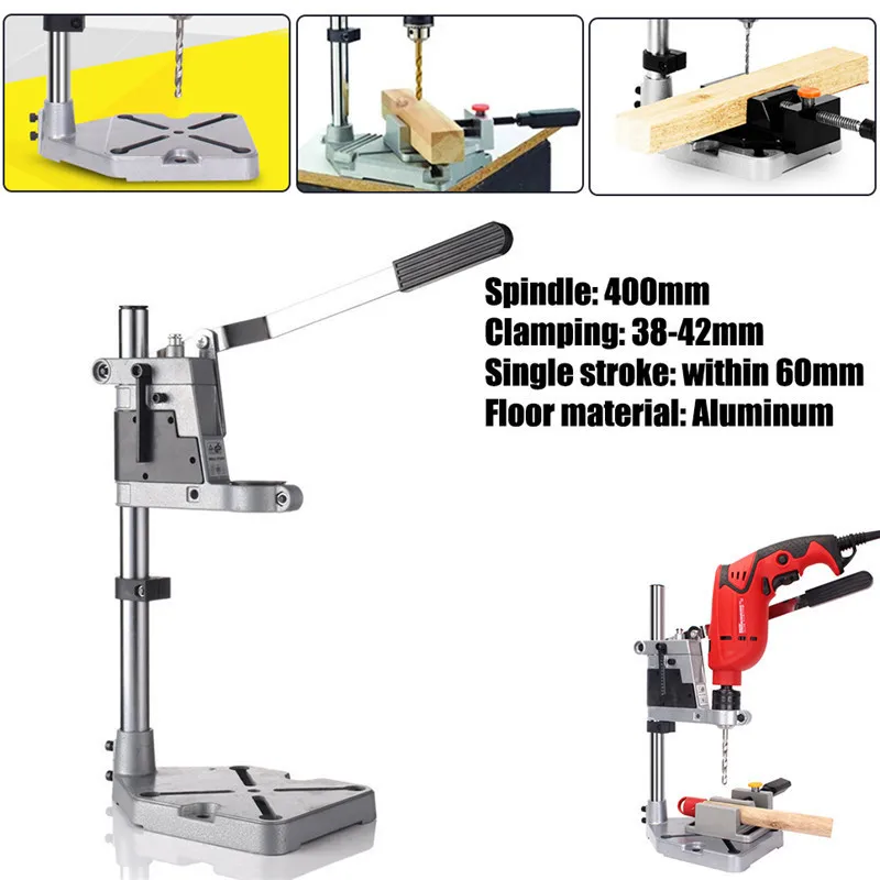 Electric Drill Stand Power Tools Accessories Bench Drill Press Stand DIY Tool Base Frame Drill Holder Drill Chuck Electric Drill Stand Power Tools Accessories Bench Drill Press Stand DIY Tool Base Frame Drill Holder Drill Chuck