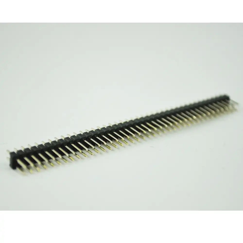 10 шт. 2x40 контактов шаг 2 54 мм двухрядные булавки PCB|Соединители| |