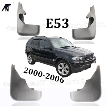 

4x Mud Flap For 2000-2005 BMW X5 E53 3.0L 4.4L Front Rear Molded Car Mud Flaps Mudflaps Splash Guards Mudguards Fender