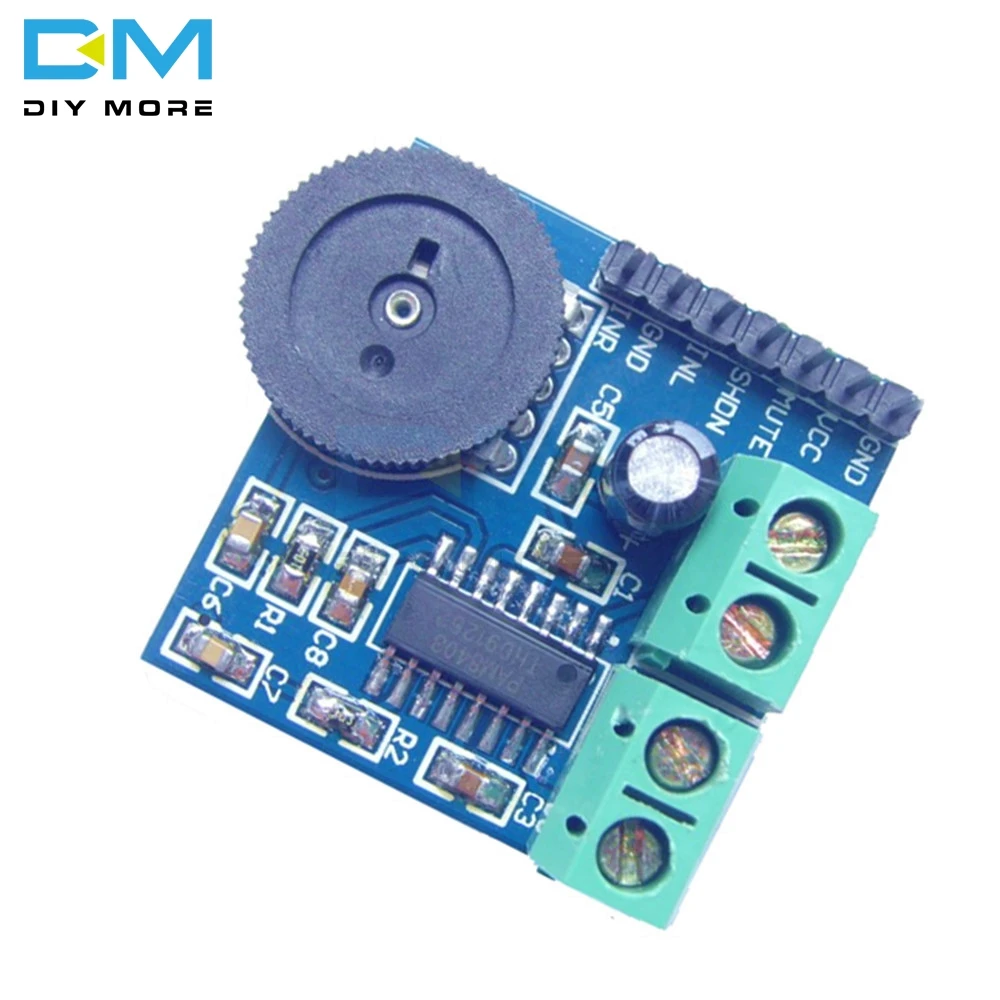 

Mini PAM8403 3W two 2 Channel Way Double Track Power Audio Amplifier Module Volume Adjustment Stereo Filterless 5V Control Board