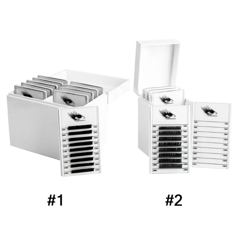 

5/10 Layers Eyelash Storage Box Makeup Display Container Eyelashes Holder Case