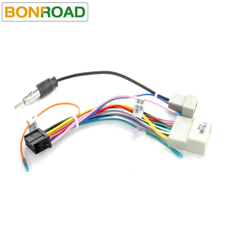 Bonroad C106 автомобильное радио ISO кабели для Nissan не подходит x tril t31 Honda Toyota Suzuki|iso