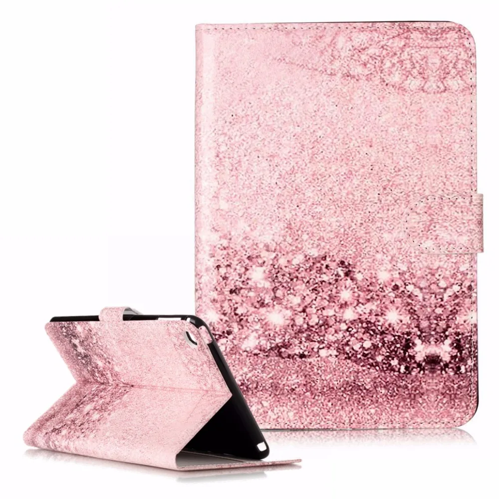 

New PU Leather Flip Case for Apple iPad Mini 4 Case Stand Cover Case With Cash Card Holders Cover Protective Shell Case
