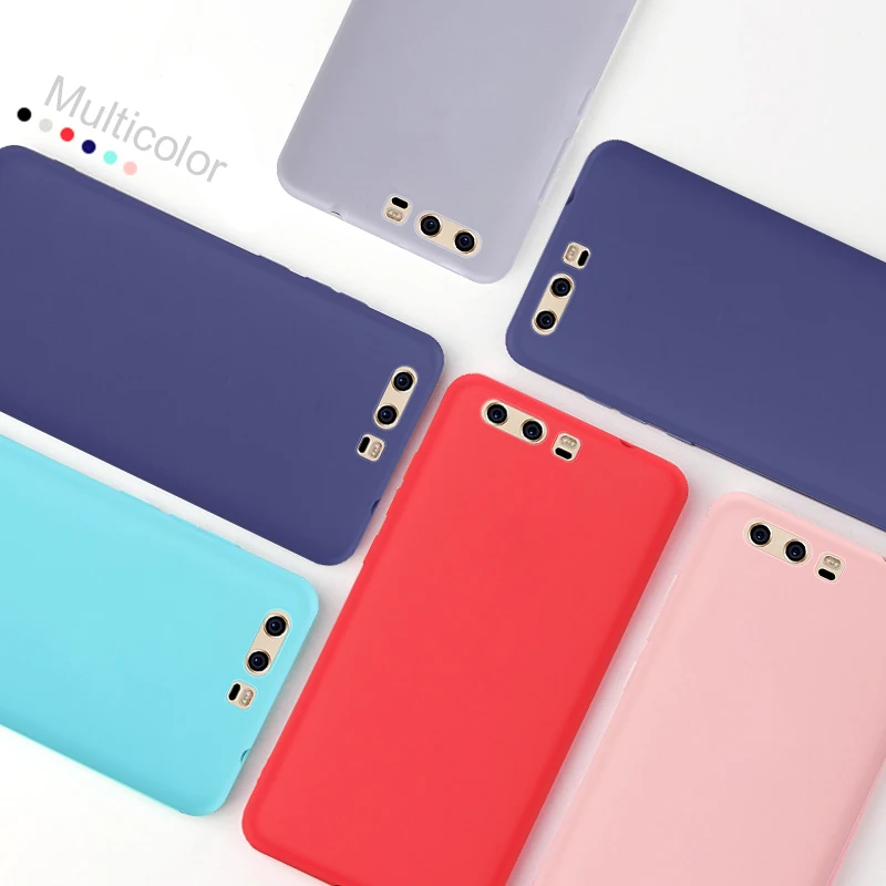 Silicone Matte TPU Case for Huawei P20 Lite P30 Pro P10 P8 P9 2017 P Smart 2019 Phone Cover Nova 4 2 |