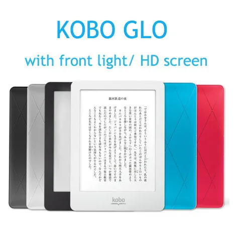 eBook eReader Kobo Glo N613 Front-light e-Book Touch screen e-ink 6 inch 1024x768 2GB WIFI book Reader