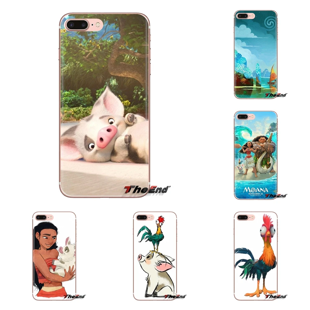 Прозрачный чехол из ТПУ для Xiaomi Mi3 Samsung A10 A30 A40 A50 A60 A70 Galaxy S2 Note 2 Grand Core Prime Waialik Moana
