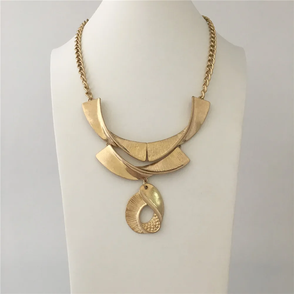 

FASHION JEWELRY NECKLACE WORN GOLD LARGE PENDANT BOHO BOHEMIA FOR WOMEN GIRL