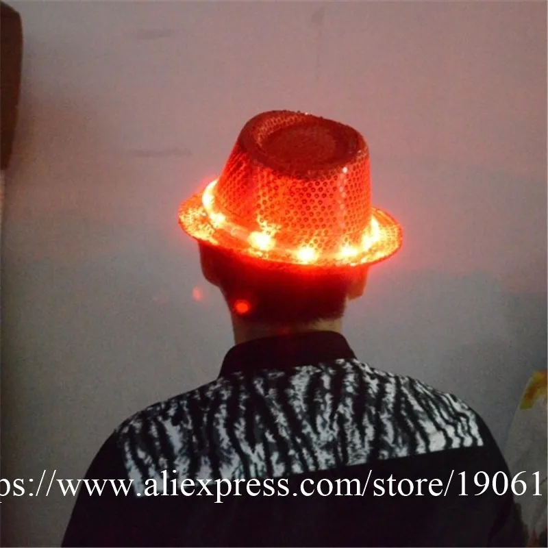New Fashion Glow in Dark Light Up LED Hat Baseball Caps Luminous Holiday Hat Unisex06