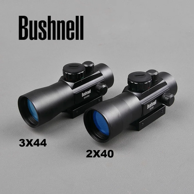 BUSHNELL 2X40 Green Red Dot Sight Scope 3x44 Tactical Optics Rifle scope Hunting Scope Fit 11/20mm Rail Sniper Rifle Scopes
BUSHNELL 2X40 Green Red Dot Sight Scope 3x44 Tactical Optics Rifle scope Hunting Scope Fit 11/20mm Rail Sniper Rifle Scopes