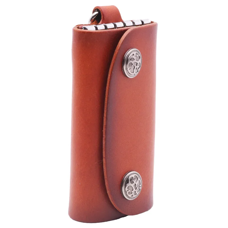 Женский Винтажный чехол для ключей из натуральной кожи|keychain pouch|key casecar key case |
