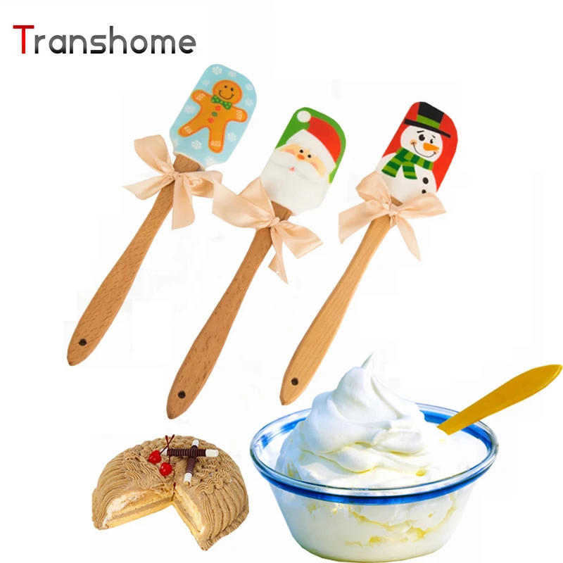 Buy New Creative Food Grade Silicone Christmas Cream