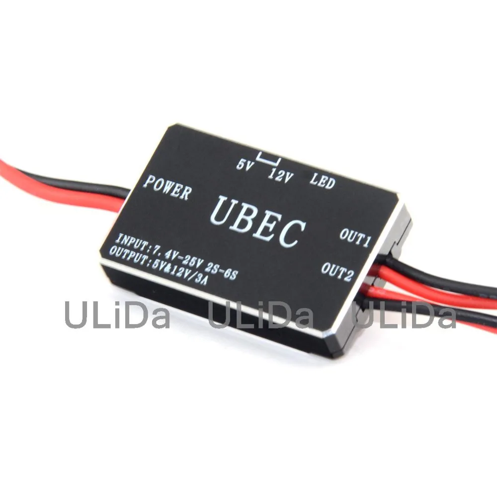 Аксессуары для дрона DIY 3A 5V 12V модуль UBEC модуль регулятора напряжения DC 5V 12V для радиоуправляемого дрона FPV гоночный мультироторный Квадрокоптер