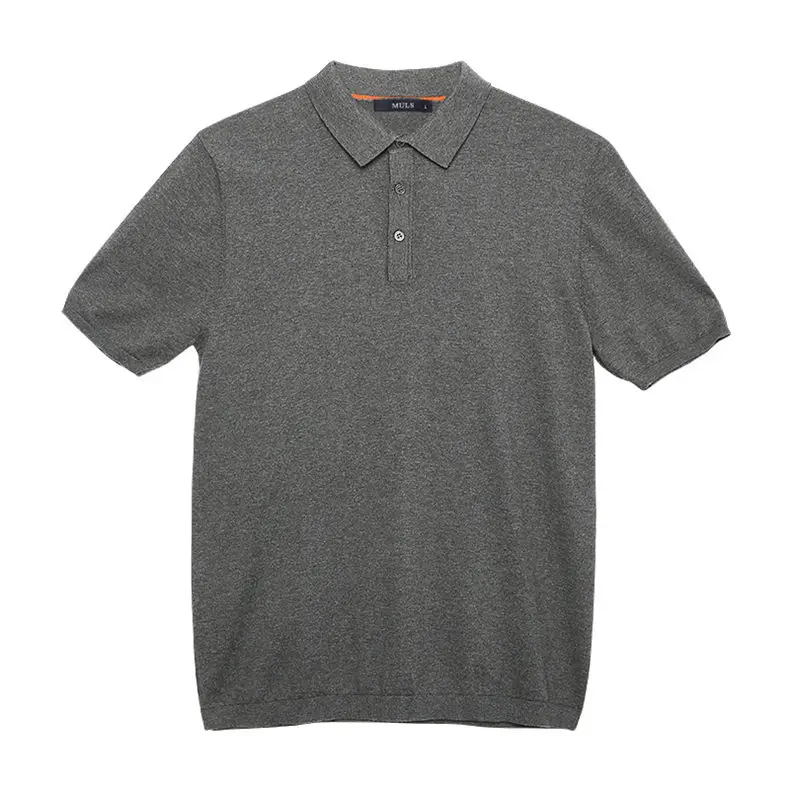 2018 Summer Style Polos Men Sweaters 100% Cotton Knitted Basic Short Pullovers Male Tees Top Plus Size 4XL Muls Brand Breathable-10