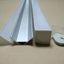 2000 мм X 30 мм X 30 мм матовый/прозрачная крышка для компьютера подвесной светодиодный Алюминий профиль для светодиодный полосы 17 шт./лот, 2 meters/pcs