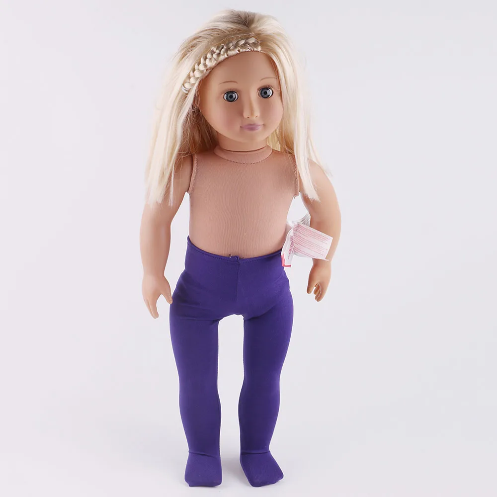 Purple Tight Pants Fit 18" American Girl Doll Clothes Accessoriesin