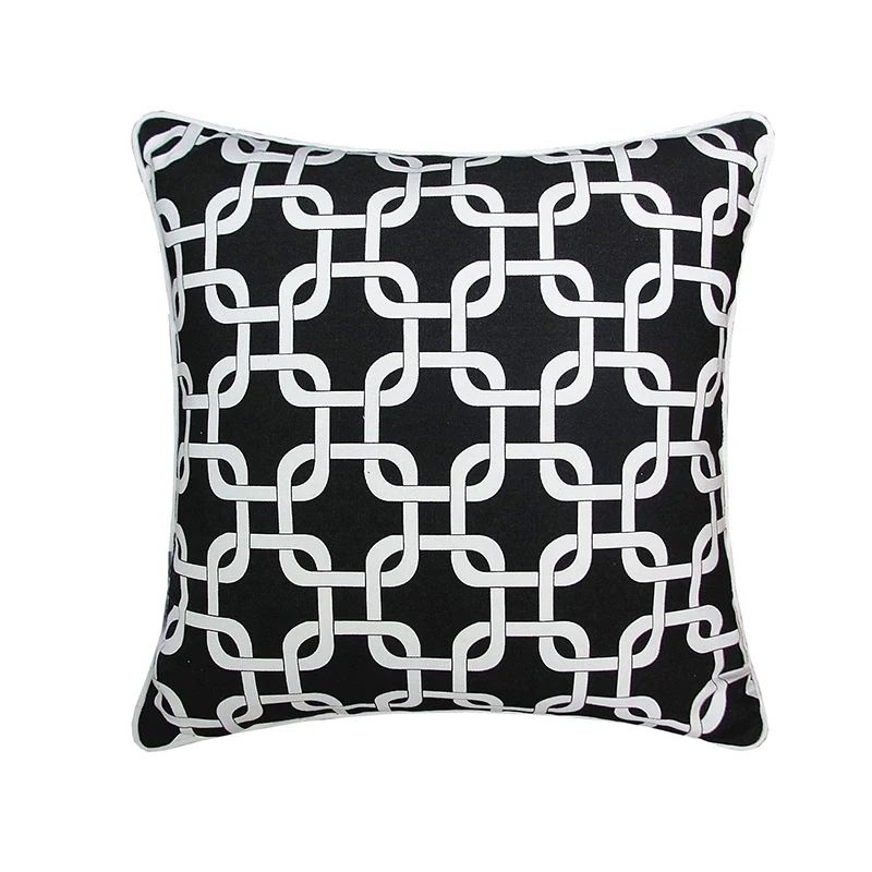 RUBIHOME European America Style Simple Geometry Design Decorative Cushion Cover Throw Pillowcase Home Decor Sofa Seat