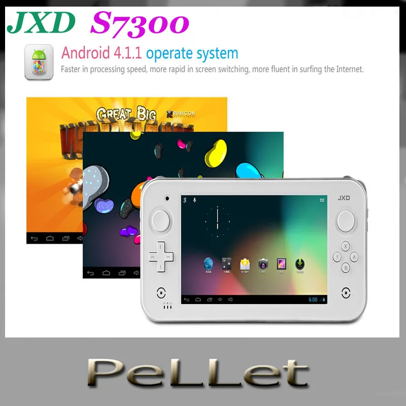 JXD S7300 dual Core Smart game console HD pad tablet games