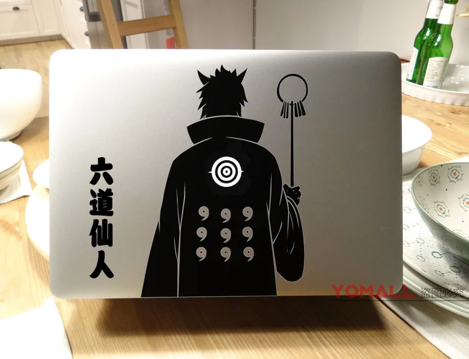 Светящиеся Hagoromo Sage Of Six Paths Naruto наклейки для ноутбука для Apple Macbook Pro Air retina 1" 12" 1" 15" Mac acer кожа для ноутбука