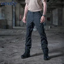 Мужские армейские брюки в стиле милитари, мужские повседневные армейские брюки-карго, дышащие, с несколькими карманами, непромокаемые, быстросохнущие повседневные брюки для мужчин