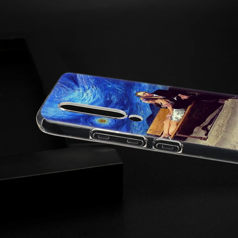 Забавный силиконовый чехол Mona Lisa Van gogh для Xiaomi Pocophone F1 9T 9 9SE 8 A2 Lite A1 Mix3 Redmi K20 7A Note 4 4X 5