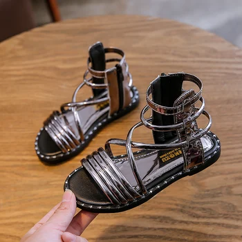 

Girls Sandals Children Boots Shoes Summer Kids Baby Girls Princess Shoes Fashion Open Toe Sandals Child Casual Sneakers Beach