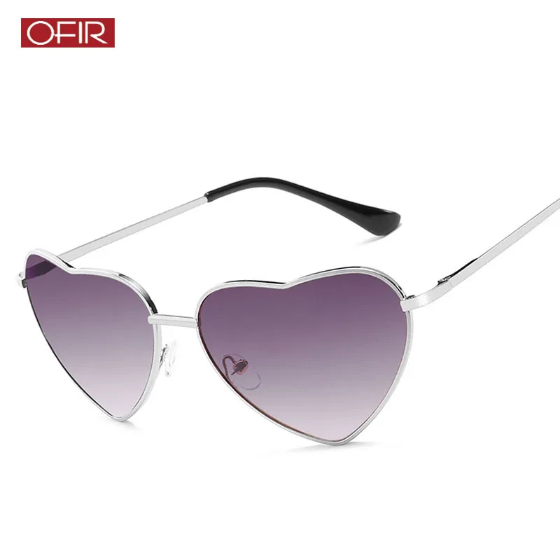 

OFIR 2019 Heart Sunglasses Women brand designer Cat Eye Sun Glasses Retro Love Heart Shaped Glasses Ladies Sunglass UV400