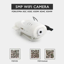 Para syma x5sw x5sc x5hc x5hw x5c 2.4g 4ch fpv drone rc repuestos 5mp wifi cámara del helicóptero de rc juguetes