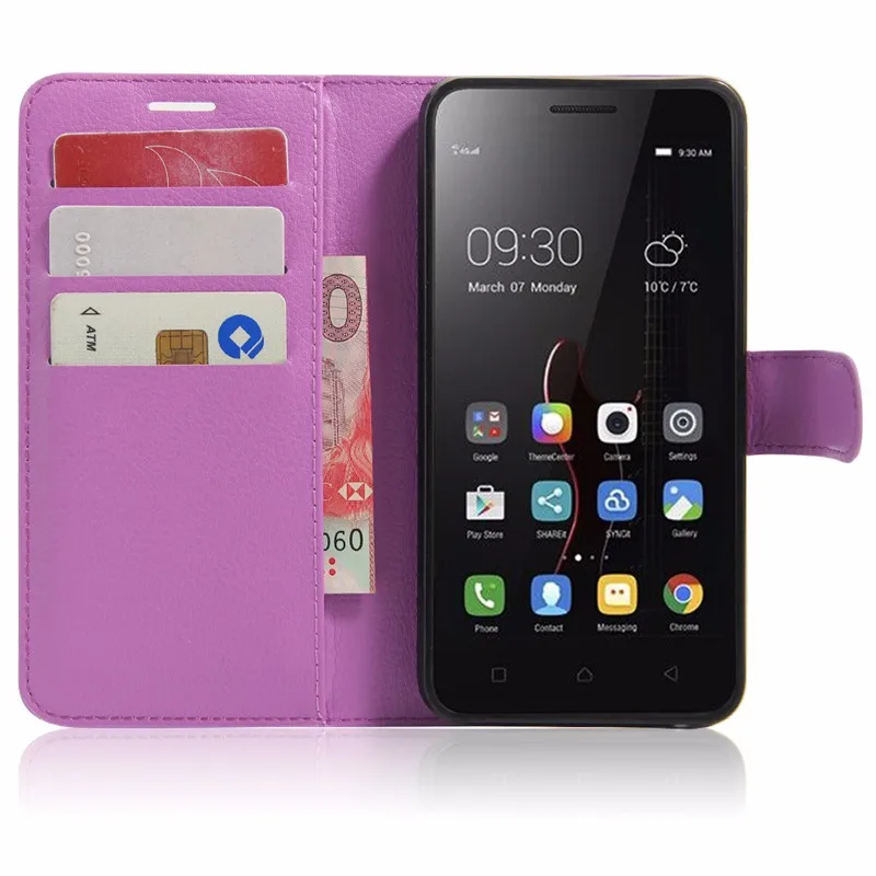 For Lenovo A2020 Case Luxury PU Leather Back Cover Case For Lenovo Vibe C A2020 A 2020 Case Flip Protective Phone Cover Bag Skin (45)