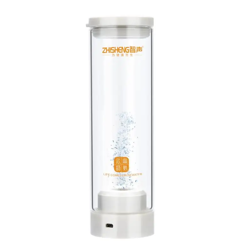 

500ML Hydrogen Rich Water Generator Rechargeable Water Electrolysis Water lonizer Pitcher Machine Alkaline Hydrogen Water