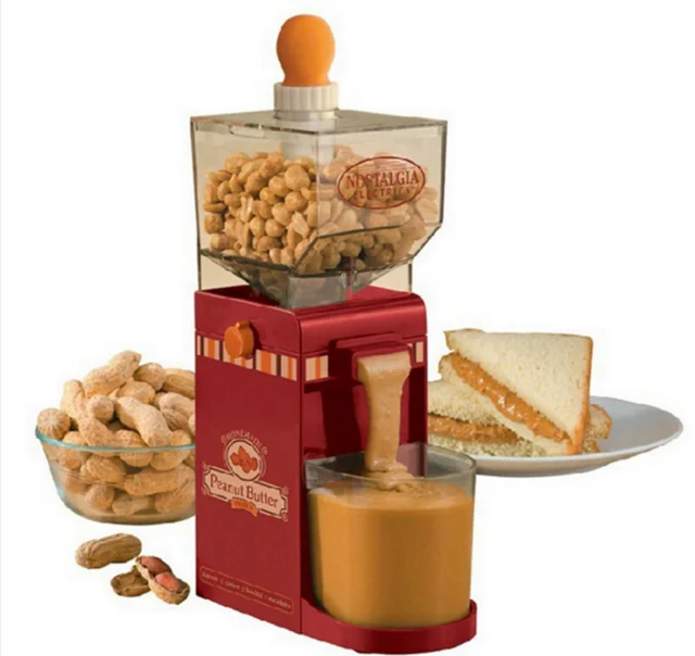 Mini ElÃ©trico do Agregado Familiar MÃ¡quina de Manteiga de Amendoim Porca Fabricante da Manteiga De Amendoim Moedor de Mini Aparelhos de Cozinha UE/EUA/AU/ UK Plug 220 v