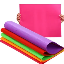2 шт. Детские DIY Красочные тканевые ткани 1 мм Толщина полиэфирные ткани Felts Одежда Швейные материалы свадебное украшение ручной работы