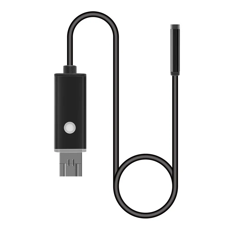 Водонепроницаемый эндоскоп SHINA 2 в 1 USB 5 мм IP68 6 дюймов светодиодный для телефонов