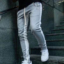 Обтягивающие спортивные брюки, бодибилдинг, брендовая одежда, брюки из полиэстера, фитнес бегун, спортивные штаны для мужчин высокого качества