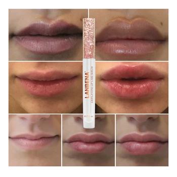 Lip Plumper Collagen Lip Care Serum Lipgloss Isoflavone Gloss Reduce Fine Lines Lips Moisturizing And